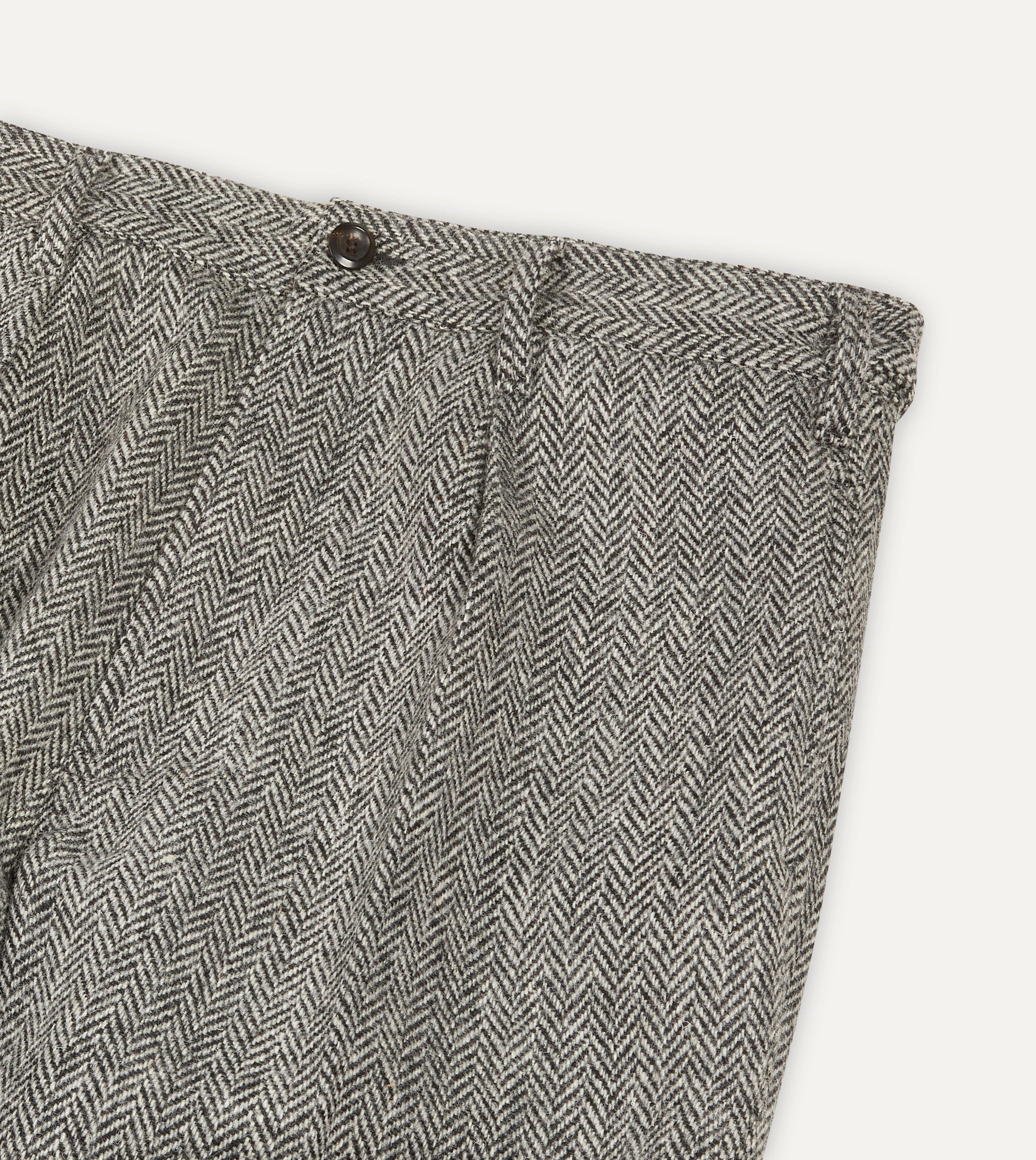 Graphpaper　HERRINGBONE 1TUCK PANTS Graphpaper - グラフペーパー / HERRINGBONE 1TUCK PANTS | NOTHING BUT