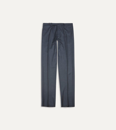 O'Connell's Pleated Worsted Wool Trousers - Charcoal - Men's Clothing,  Traditional Natural shouldered clothing, preppy apparel